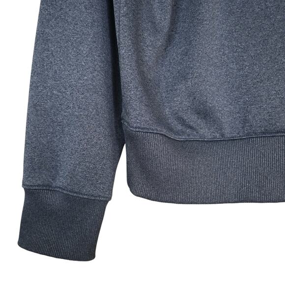 Under Armour Cold Gear Womens L Semi Fitted Gray Hoodie with Pink Logo - Picture 7 of 8